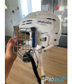 Combo casque BAUER IMS 5.0 Blanc LARGE occasion