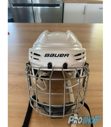 Combo casque BAUER IMS 5.0 Blanc LARGE occasion