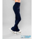 Legging Thuono de base THERMAL noir et résille noire