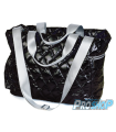 Sac JERRY'S 1800 matelassé satiné, noir