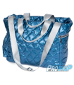 Sac JERRY'S 1800 matelassé satiné, Meridian Blue