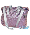 Sac JERRY'S 1800 matelassé satiné, Rose Mauve