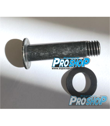 Axe + rondelle extrémité M8 pour platine Roll Line Linea
