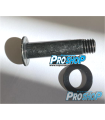 Axe + rondelle extrémité pour platine Roll Line Linea