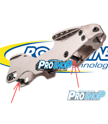 Axe + rondelle extrémité M8 pour platine Roll Line Linea