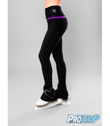 Legging Thuono HEART loop Performance, noire & violet