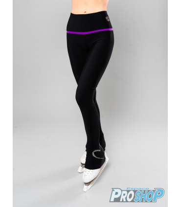 Legging Thuono HEART loop Performance, noire & violet