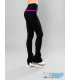 Legging Thuono HEART loop Performance, noire & violet