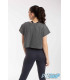 Tee shirt IM 6623 Davinia court gris, adulte