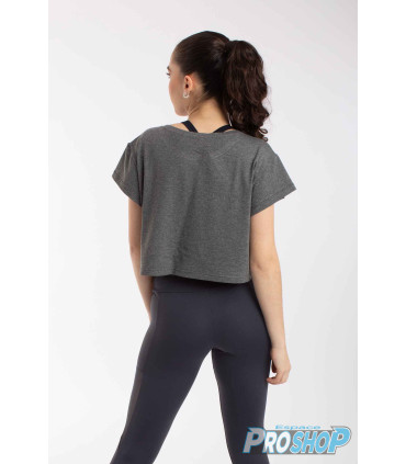 Tee shirt IM 6623 Davinia court gris, adulte