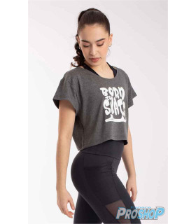 Tee shirt IM 6623 Davinia court gris, 10ans