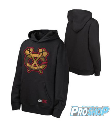 Sweat capuche junior Down the wire Chicago BlackHawks