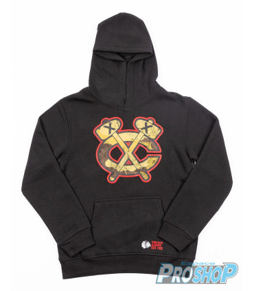 Sweat capuche junior Down the wire Chicago BlackHawks