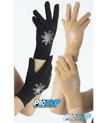 Gants Mondor 11910 STRASS thermique beige ou noir, Enfant ou Adulte