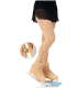 Collants couvre patin Mondor 913Y paillettes, enfant