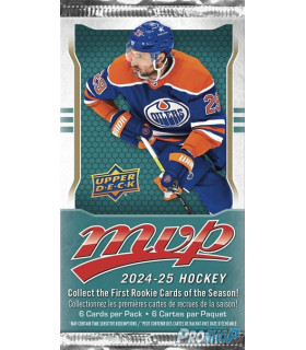 Paquet de 6 Cartes Upper Deck MVP retail foil 24/25