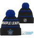Bonnet NHL ENFANT WORDARK JACQUARD CUFF Toronto Maple Leafs