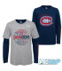 Combo Tee Shirt Two-Way Forward Montréal Canadiens junior