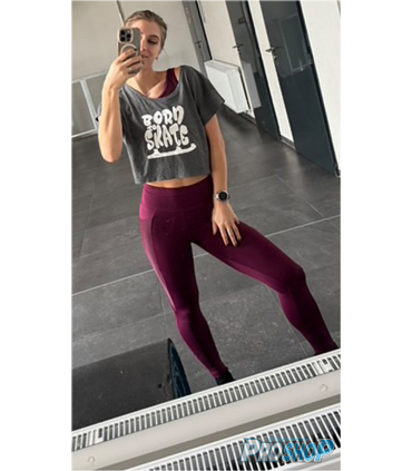 Tee shirt IM 6623 Davinia court gris, adulte