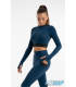 Tee shirt IM 6593 court, bleu adulte