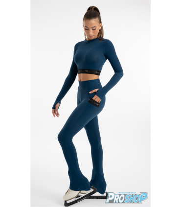 Tee shirt IM 6593 court, bleu adulte