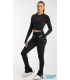 Legging IM 5330 noir, enfant