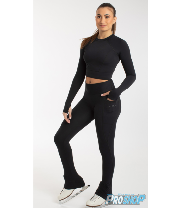 Legging IM 5330 noir, enfant