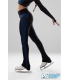 Legging IM 5529 noir/bleu, enfant