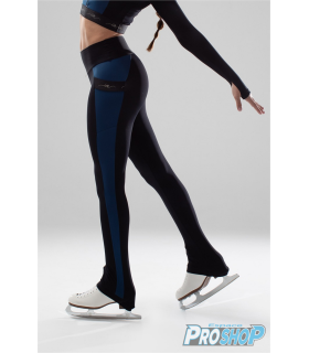 Legging IM 5529 noir/bleu, enfant