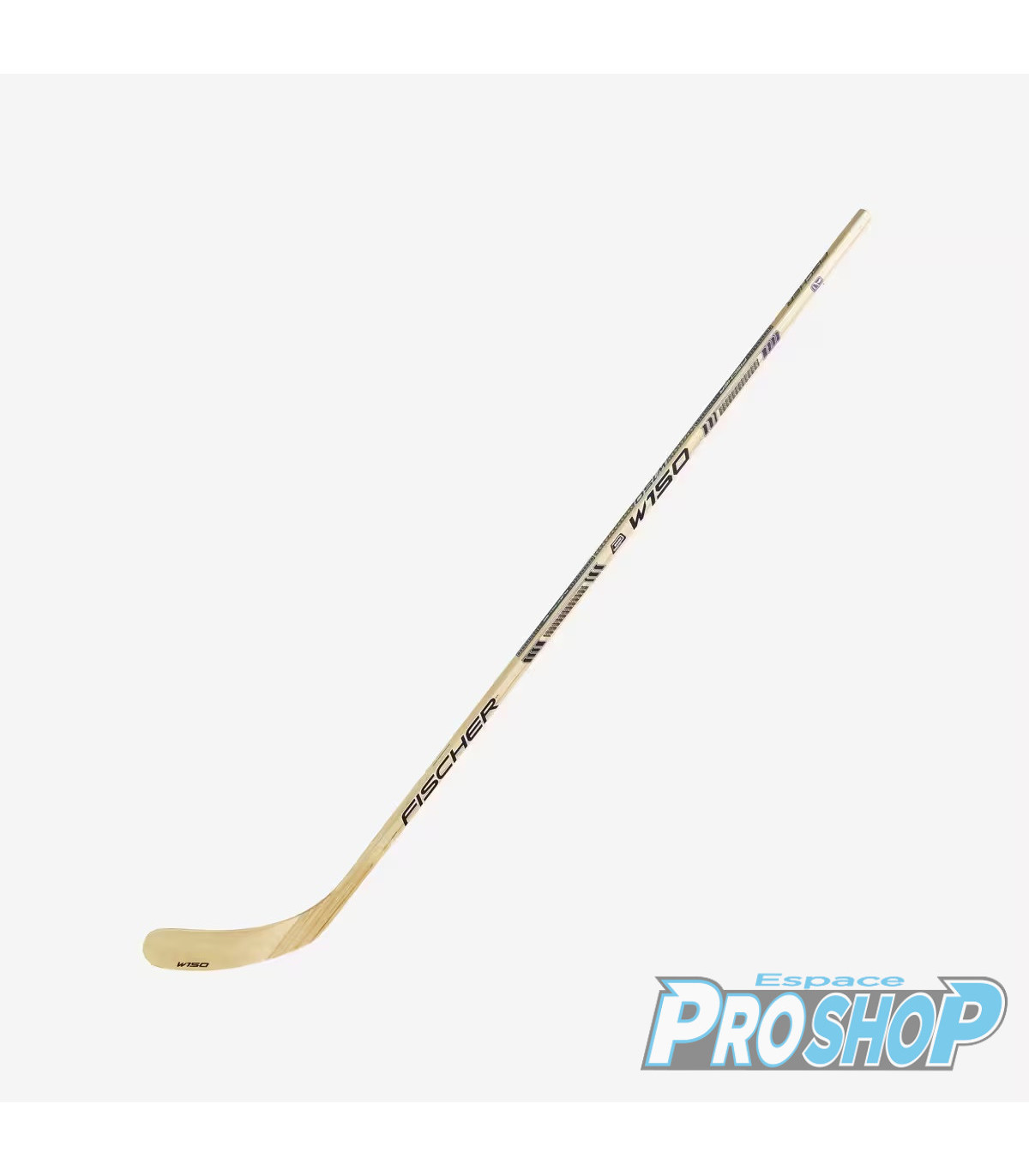 Crosse De Hockey Sur Gazon En Bois 5 Plis - Taille 76 Cm, Grip Anti-Dérapant, Bleu