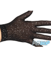 Gants Jerry's 1121 Glitter Mesh Compétition, Noir