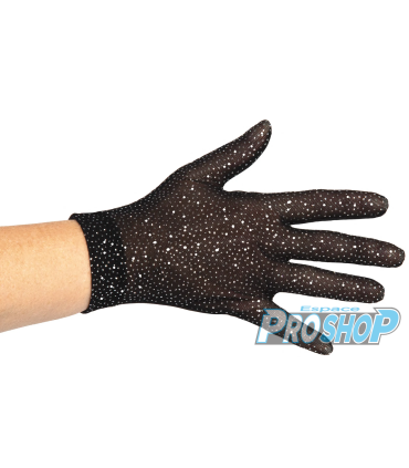 Gants Jerry's 1121 Glitter Mesh Compétition, Noir