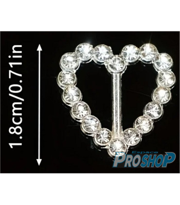 Lot de deux Bijoux lacets CŒUR avec strass