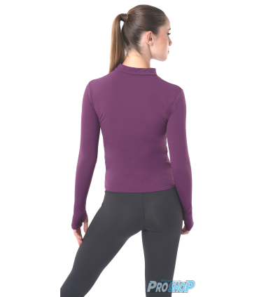 Tee shirt IM 6618 thermique, PRUNE