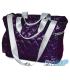 Sac JERRY'S 1800 matelassé satiné,Violet