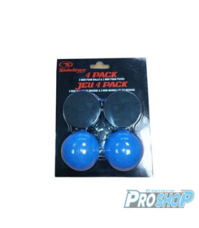 Pack de 2 palets + 2 balles mousses