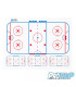 Tableau coach rigide 61 x 81 cm hockey Blue Sports