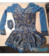 Tunique bleu avec paillettes, 10-11 ans, OCCASION
