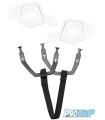 Kit paire bride oreilles + jugulaire + protections oreilles pour CCM Tacks 910