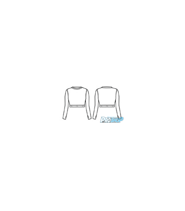 Tee shirt IM 6593 court, bleu adulte