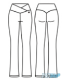 Legging IM 5568 grenat