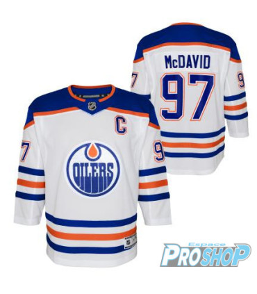 NHL Edmonton Oilers Connor McDavid premium BLANC, junior
