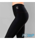 Legging Thuono de base THERMAL noir et résille noire