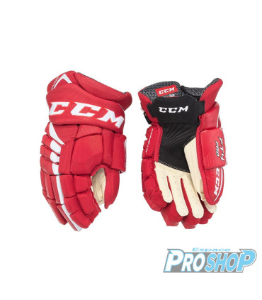 Gants CCM JETSPEED FT4 Pro Senior rouge