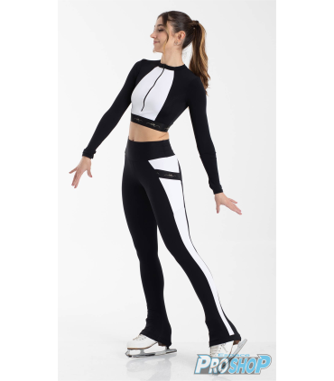 Legging IM 5529 noir/blanc, enfant