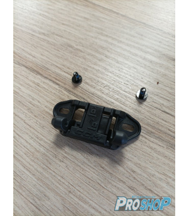 Clip frontal réglable hauteur grille + vis pour casque CCM