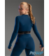 Ensemble Tee shirt IM 6593 + Legging 5330, bleu