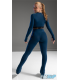 Ensemble Tee shirt IM 6593 + Legging 5330, bleu