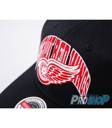 Casquette NHL Mitchell & Ness Letterman Type Classic DETROIT RED WINGS