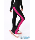 Legging 10me anniversaire avec AK et Sw, noir/fuchsia